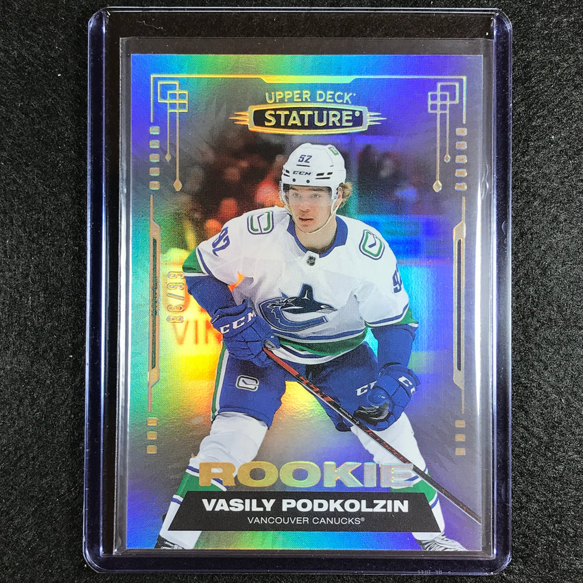 2021-22 Stature Nhl Vasily Podkolzin Rookie Photo Variant Base 86/99