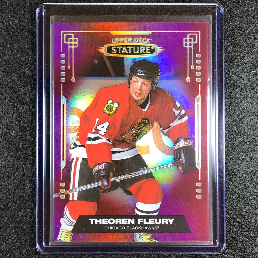 2021-22 Stature Nhl Theoren Fleury Veteran Red 25/75