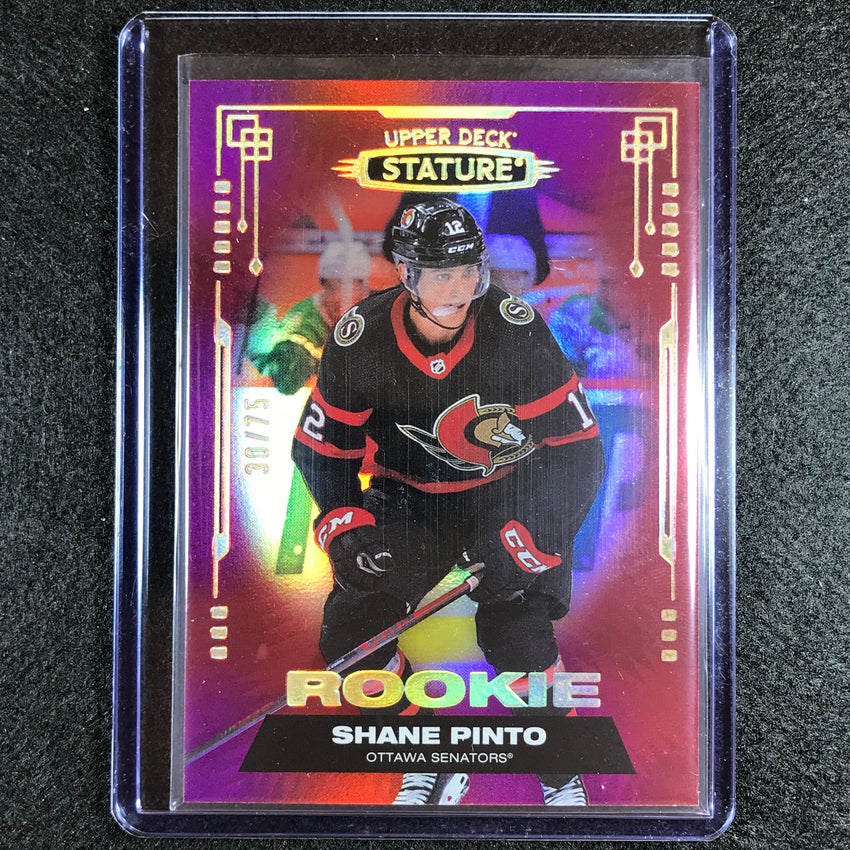 2021-22 Stature Nhl Shane Pinto Rookie Red 30/75