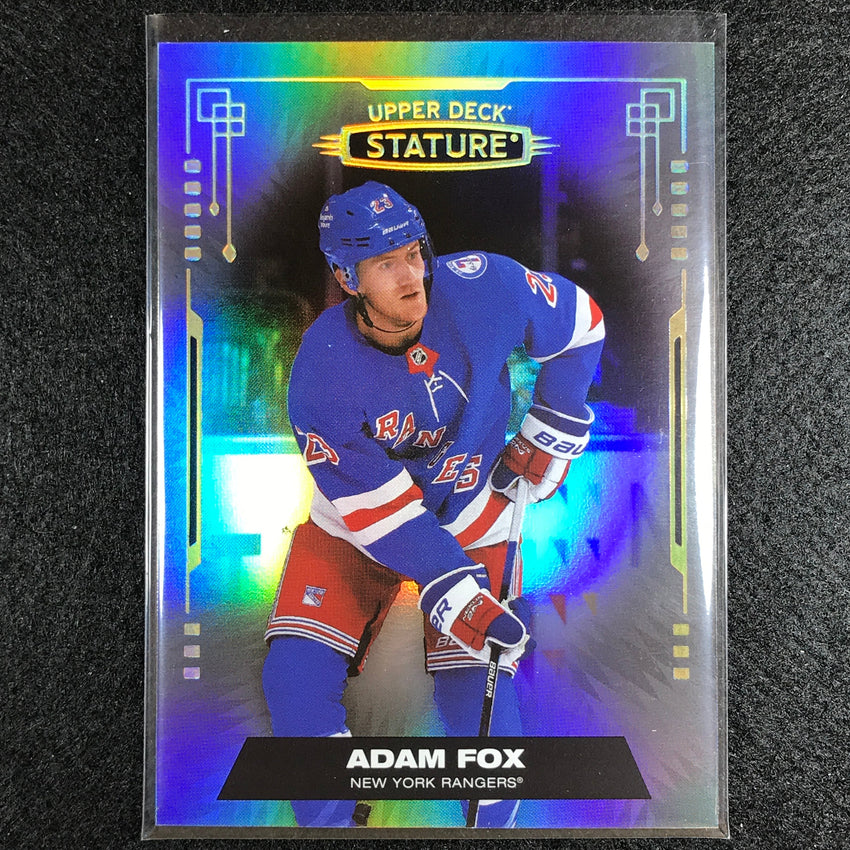 2021-22 Stature NHL ADAM FOX Veteran Base #16