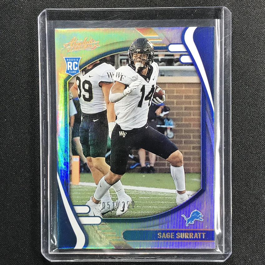 2021 Absolute Sage Surratt Rookie Spectrum 51/250
