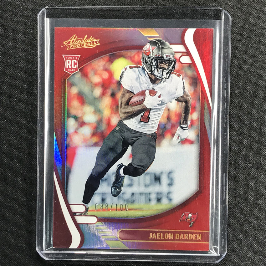 2021 Absolute Jaelon Darden Rookie Spectrum Red 88/100