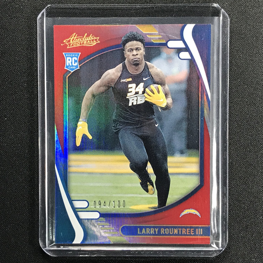 2021 Absolute Larry Rountree Ii Rookie Spectrum Red 94/100