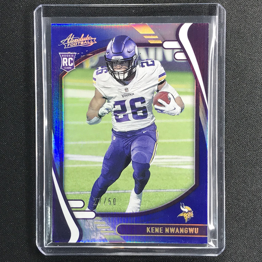 2021 Absolute Kene Nwangwu Rookie Spectrum Blue 27/50