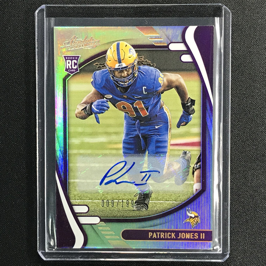 2021 Absolute Patrick Jones Ii Signature Rookie Auto Spectrum 9/199