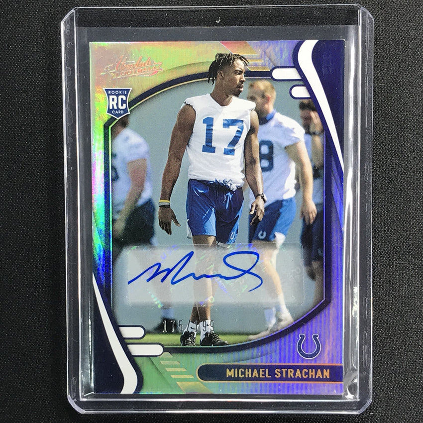 2021 Absolute Michael Strachan Signature Rookie Auto Spectrum 175/199