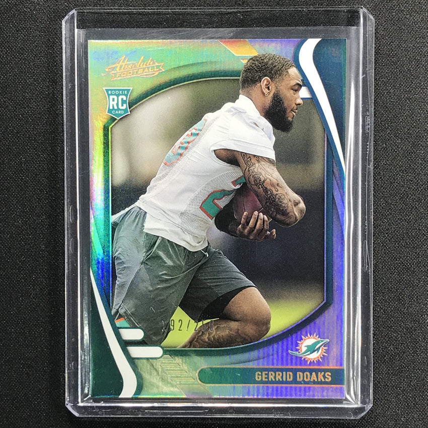 2021 Absolute Gerrid Doaks Rookie Spectrum 192/250