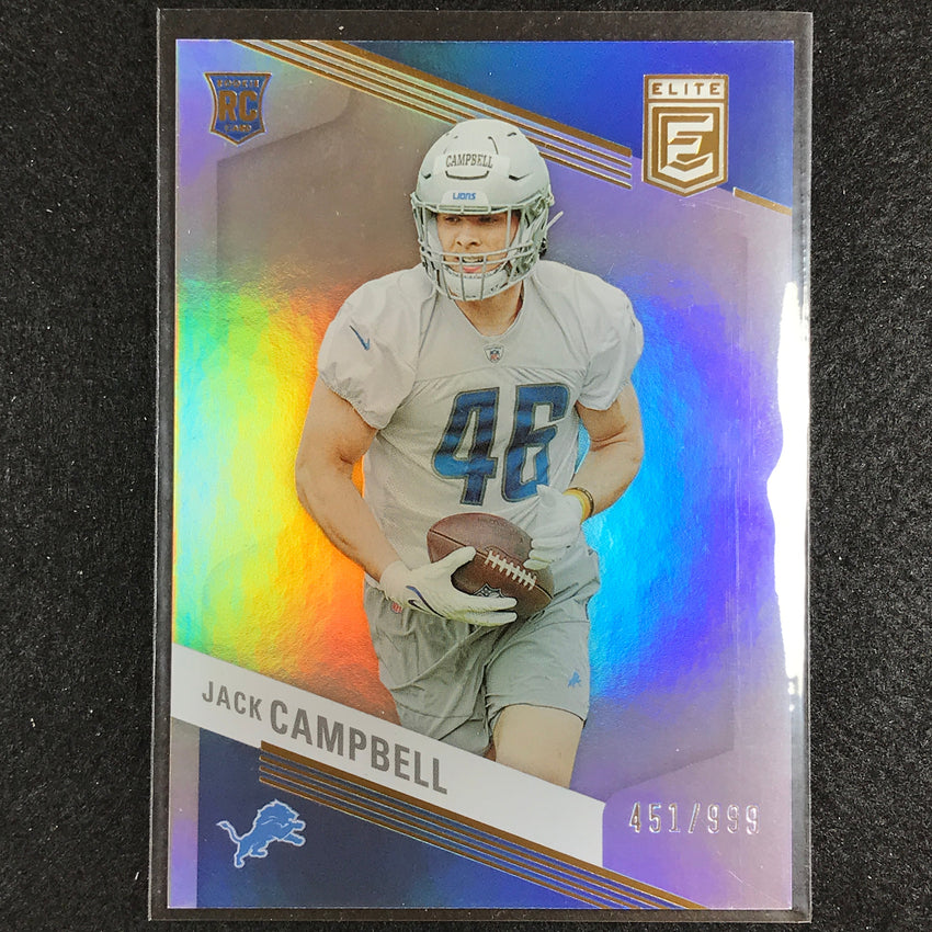 2023 Donruss Elite Nfl Jack Campbell Rookie Base 451/999 No 143