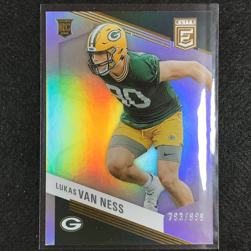 2023 Donruss Elite Nfl Lukas Van Ness Rookie Base 793/999 No 162