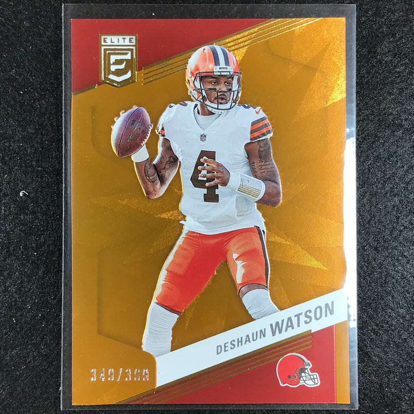 2023 Donruss Elite Nfl Deshaun Watson Orange 349/399 No 31