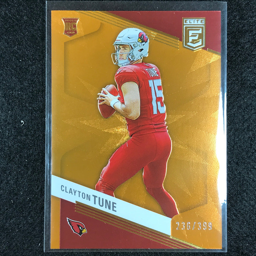 2023 Donruss Elite NFL CLAYTON TUNE Rookie Orange 236/399 #122