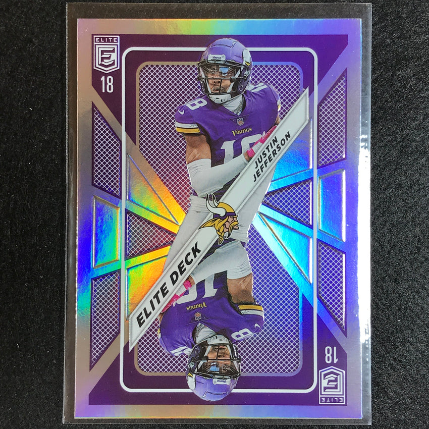 2023 Donruss Elite NFL JUSTIN JEFFERSON Elite Deck Silver #9