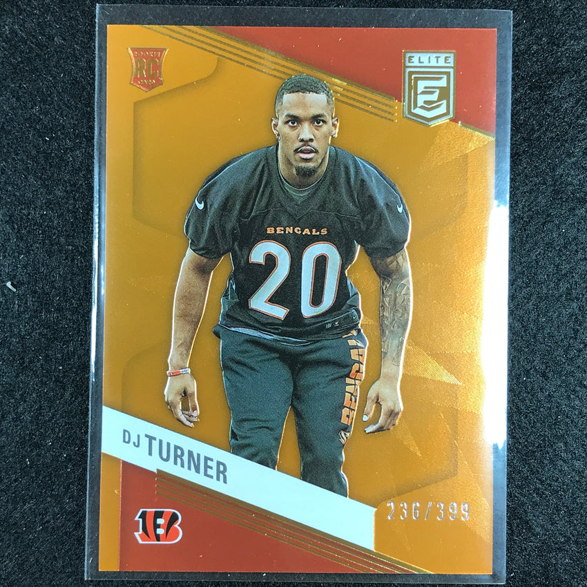 2023 Donruss Elite Nfl Dj Turner Rookie Orange 236/399 No 135