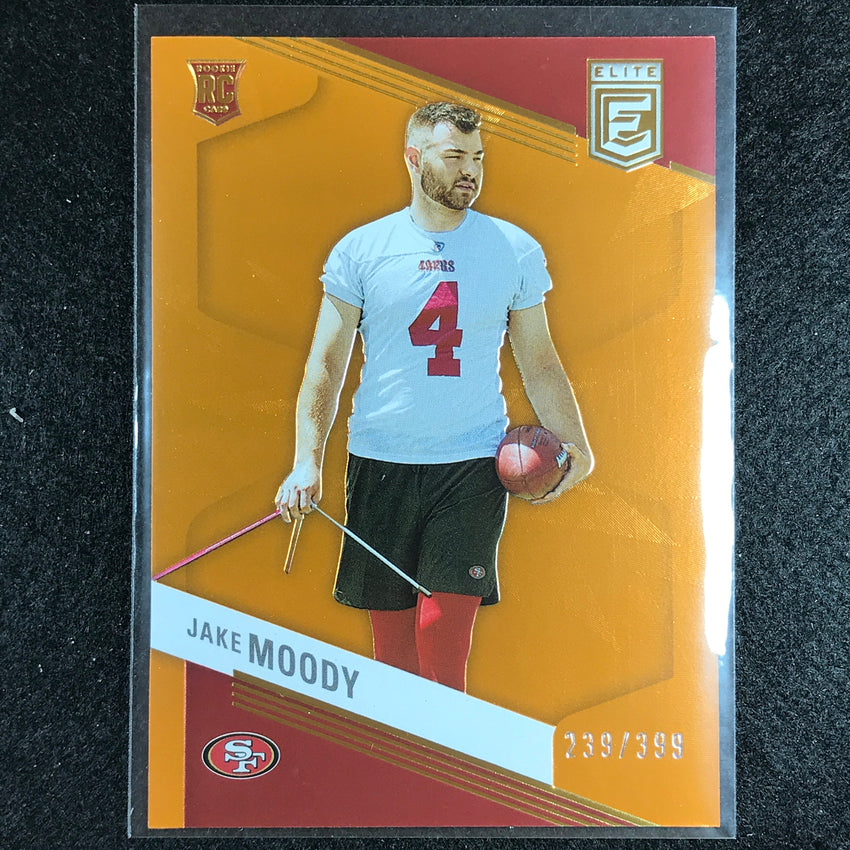 2023 Donruss Elite Nfl Jake Moody Rookie Orange 239/399 No 146