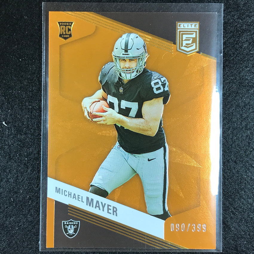 2023 Donruss Elite Nfl Michael Mayer Rookie Orange 90/399 No 169