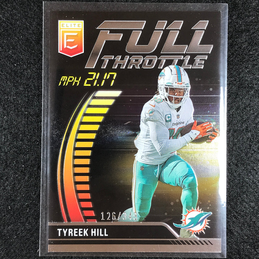 2023 Donruss Elite Nfl Tyreek Hill Full Throttle Silver 126/349