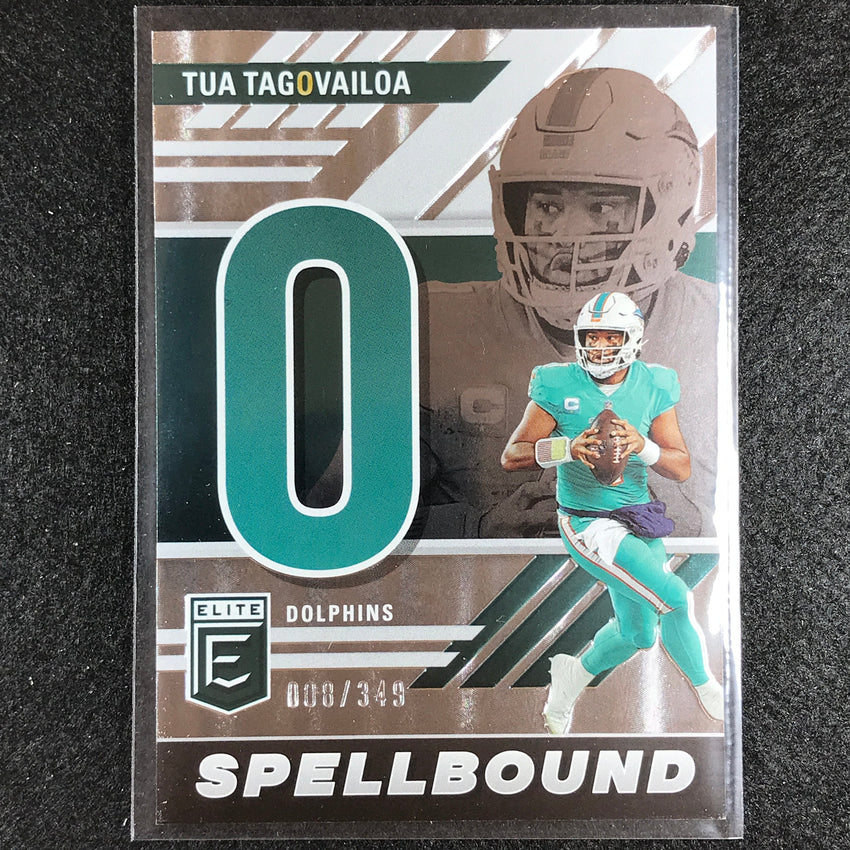 2023 Donruss Elite Nfl Tua Tagovailoa Spellbound Silver 8/349