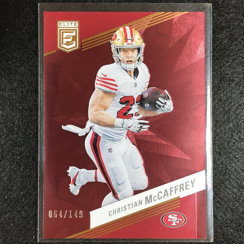 2023 Donruss Elite Nfl Christian Mccaffrey Maroon 64/149