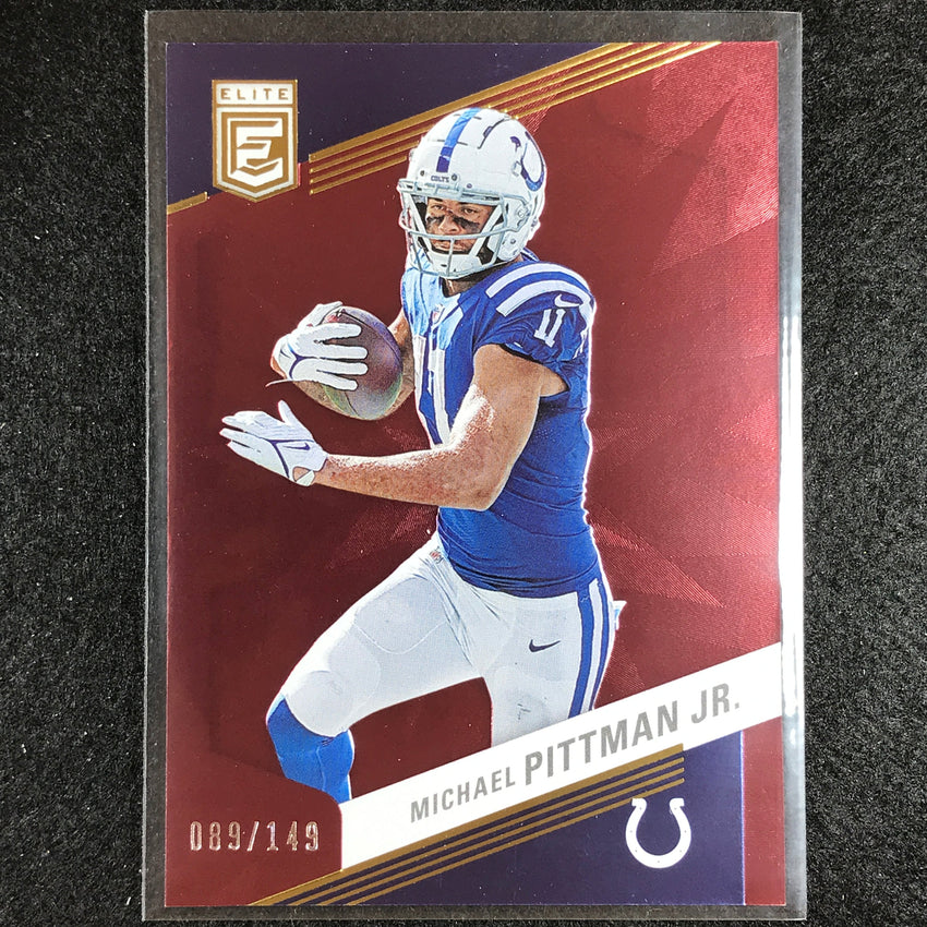 2023 Donruss Elite Nfl Michael Pittman Jr. Maroon 89/149