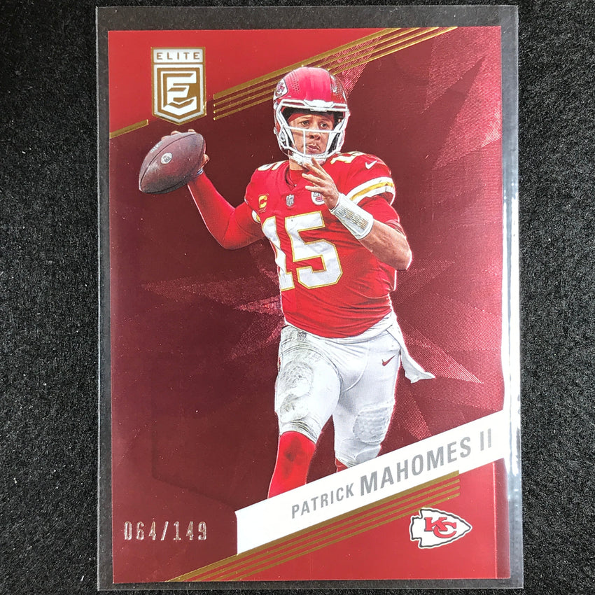 2023 Donruss Elite Nfl Patrick Mahomes Ii Maroon 64/149