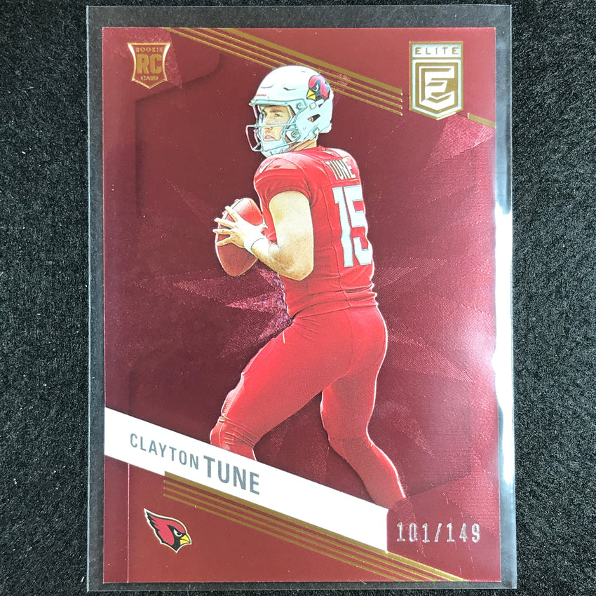 2023 Donruss Elite Nfl Clayton Tune Rookie Maroon 101/149