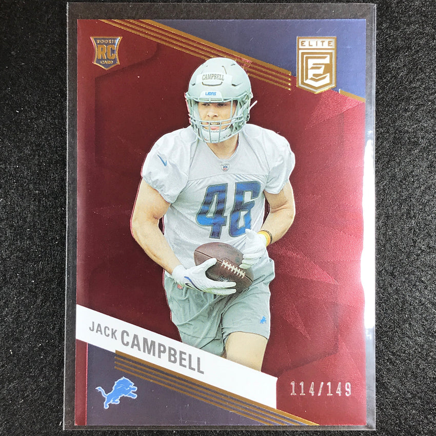 2023 Donruss Elite Nfl Jack Campbell Rookie Maroon 114/149