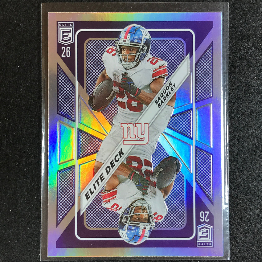 2023 Donruss Elite NFL SAQUON BARKLEY Elite Deck Silver #13