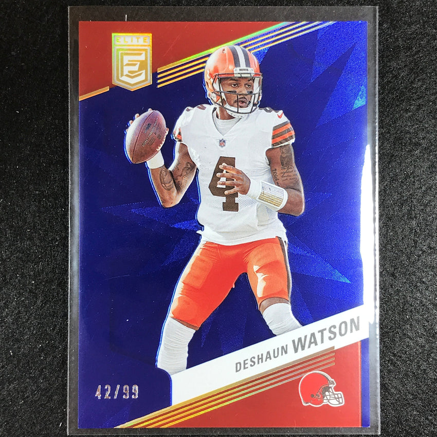 2023 Donruss Elite Nfl Deshaun Watson Blue 42/99