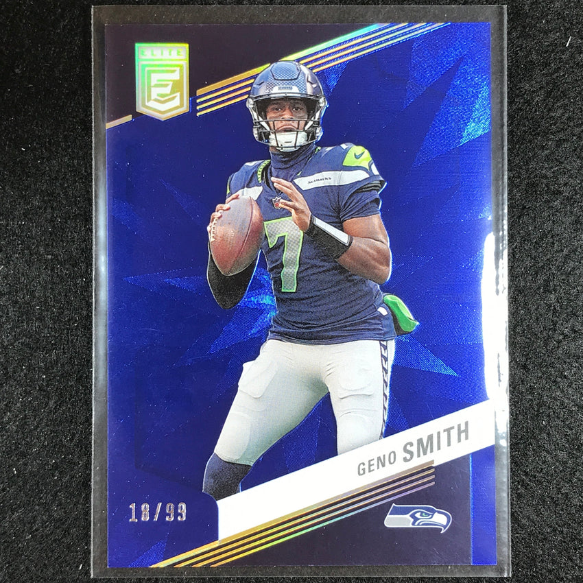 2023 Donruss Elite Nfl Geno Smith Blue 18/99