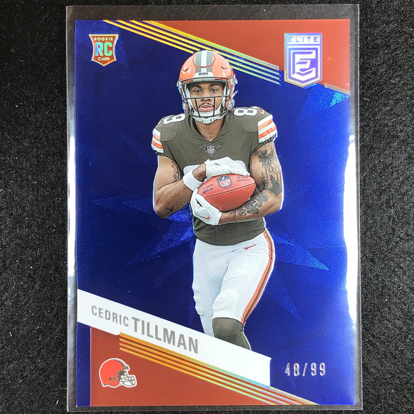 2023 Donruss Elite Nfl Cedric Tillman Rookie Blue 48/99
