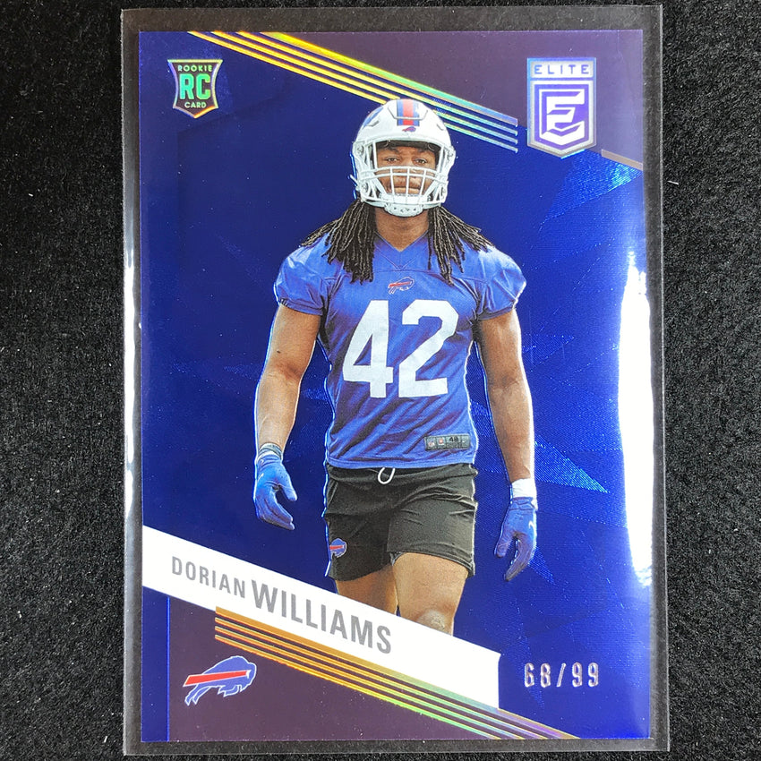 2023 Donruss Elite Nfl Dorian Williams Rookie Blue 68/99