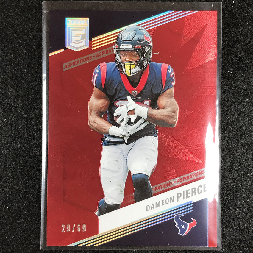 2023 Donruss Elite Nfl Dameon Pierce Aspirations 29/69