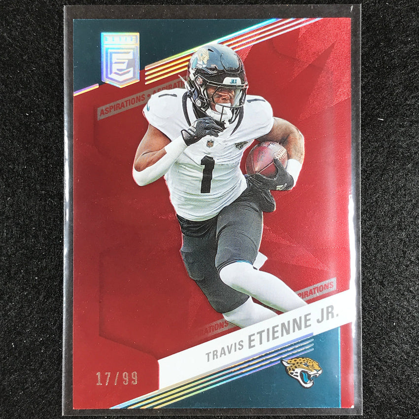 2023 Donruss Elite Nfl Travis Etienne Jr. Aspirations 17/99