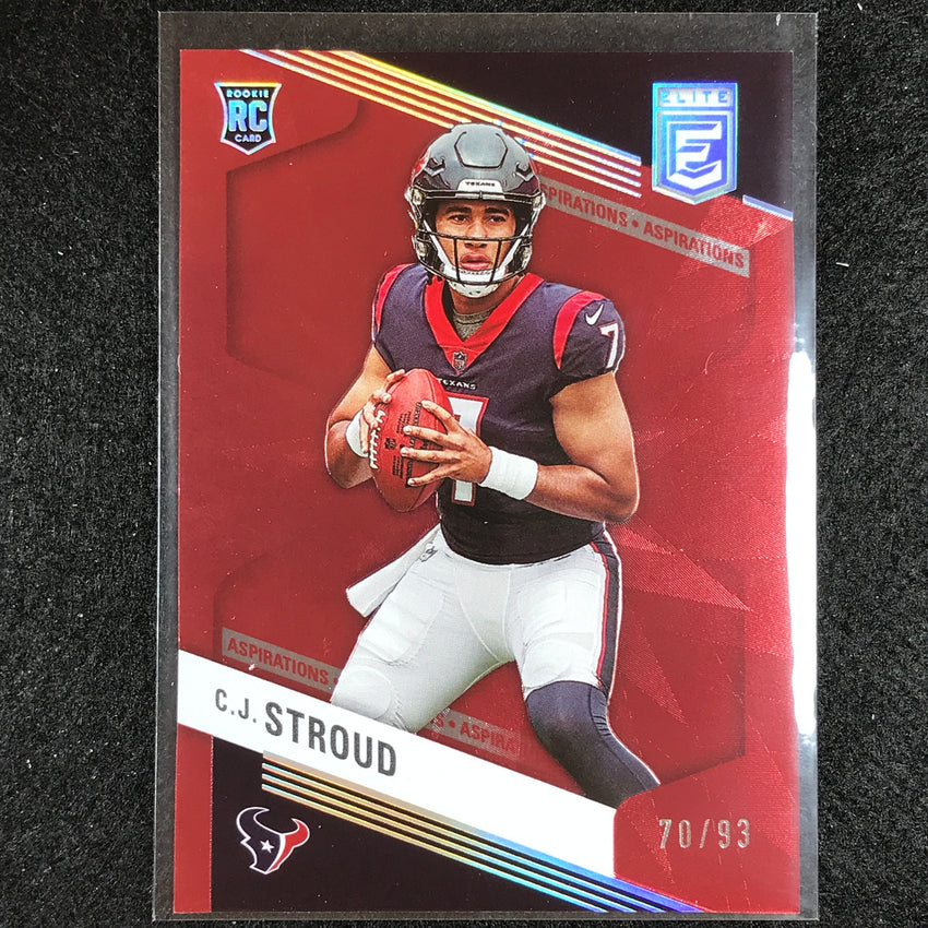 2023 Donruss Elite Nfl C.j. Stroud Rookie Aspirations 70/93