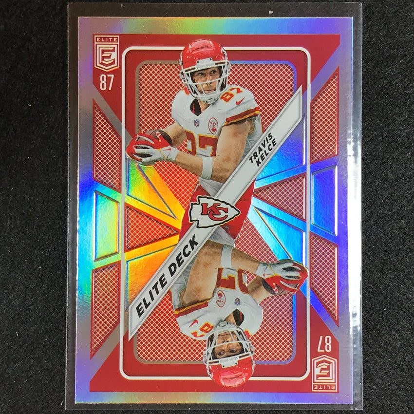 2023 Donruss Elite Nfl Travis Kelce Elite Deck Silver No 16
