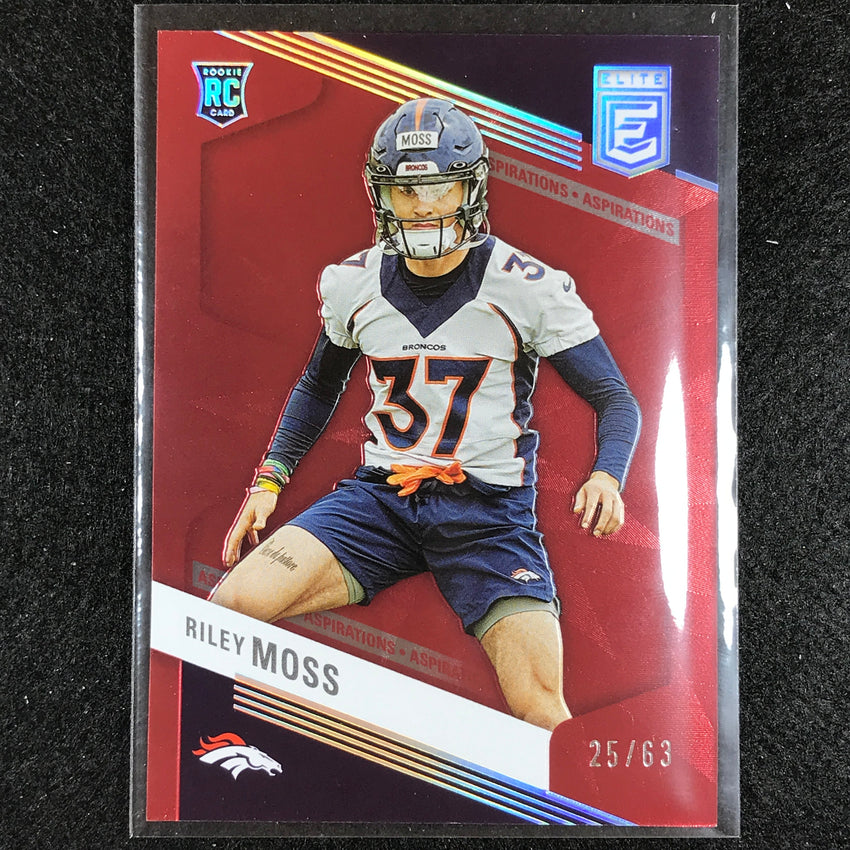 2023 Donruss Elite Nfl Riley Moss Rookie Aspirations 25/63