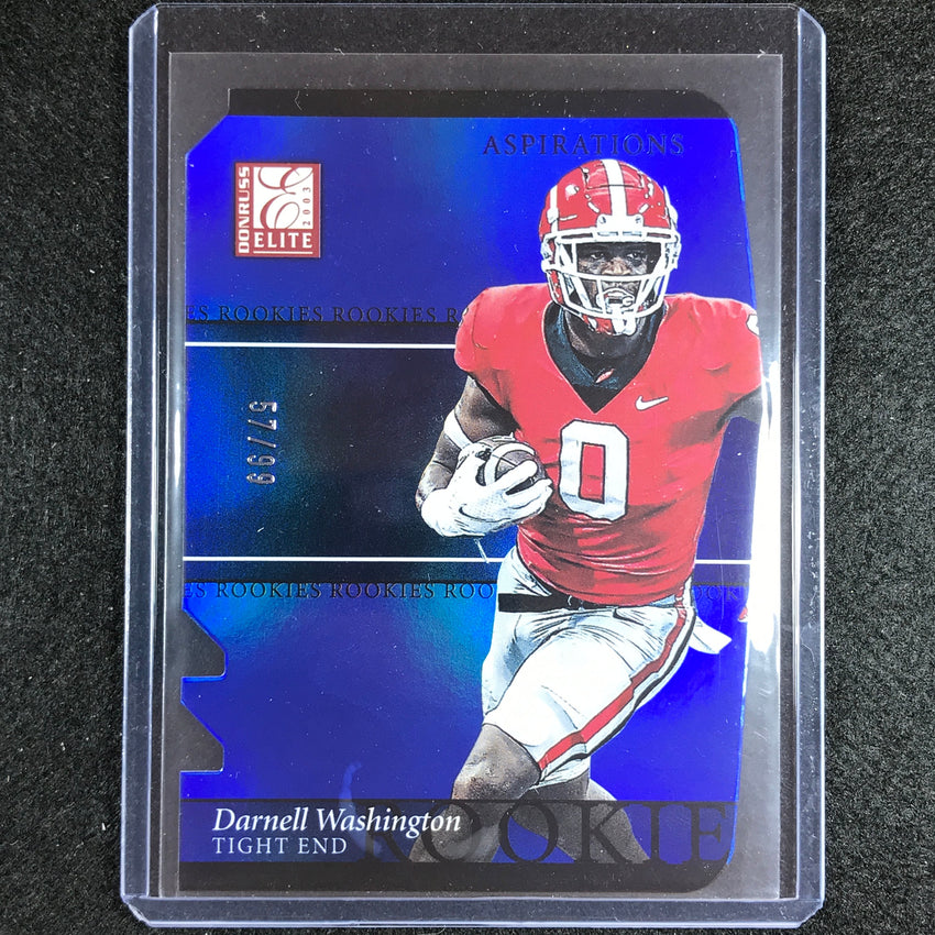 2023 Donruss Elite Nfl Darnell Washington 2003 Rookies Aspirations Die-cut 57/99
