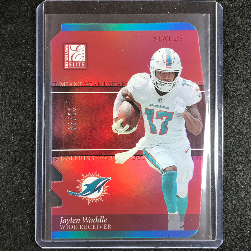 2023 Donruss Elite Nfl Jaylen Waddle 2003 Elite Status Die-cut 22/99