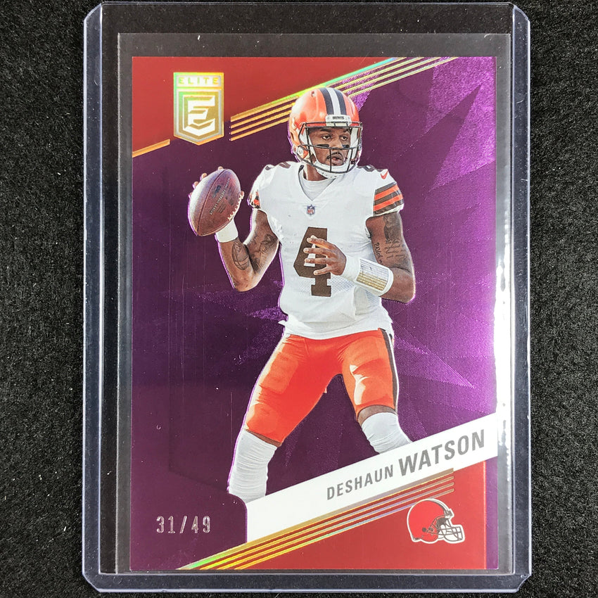 2023 Donruss Elite Nfl Deshaun Watson Purple 31/49