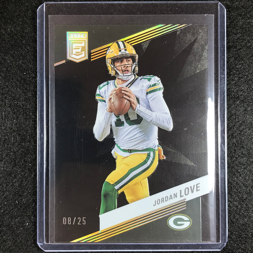 2023 Donruss Elite Nfl Jordan Love Black 8/25