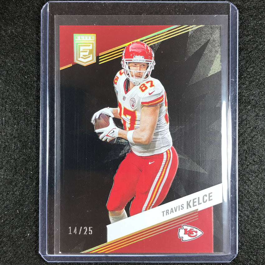 2023 Donruss Elite Nfl Travis Kelce Black 14/25