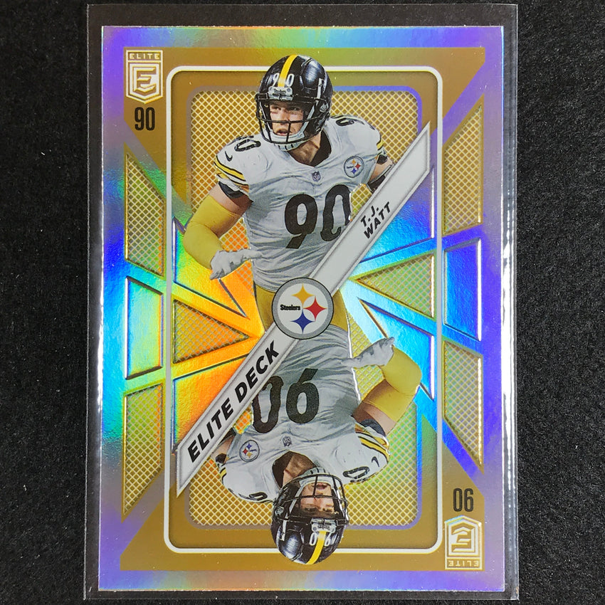 2023 Donruss Elite NFL T.J. WATT Elite Deck Silver #18