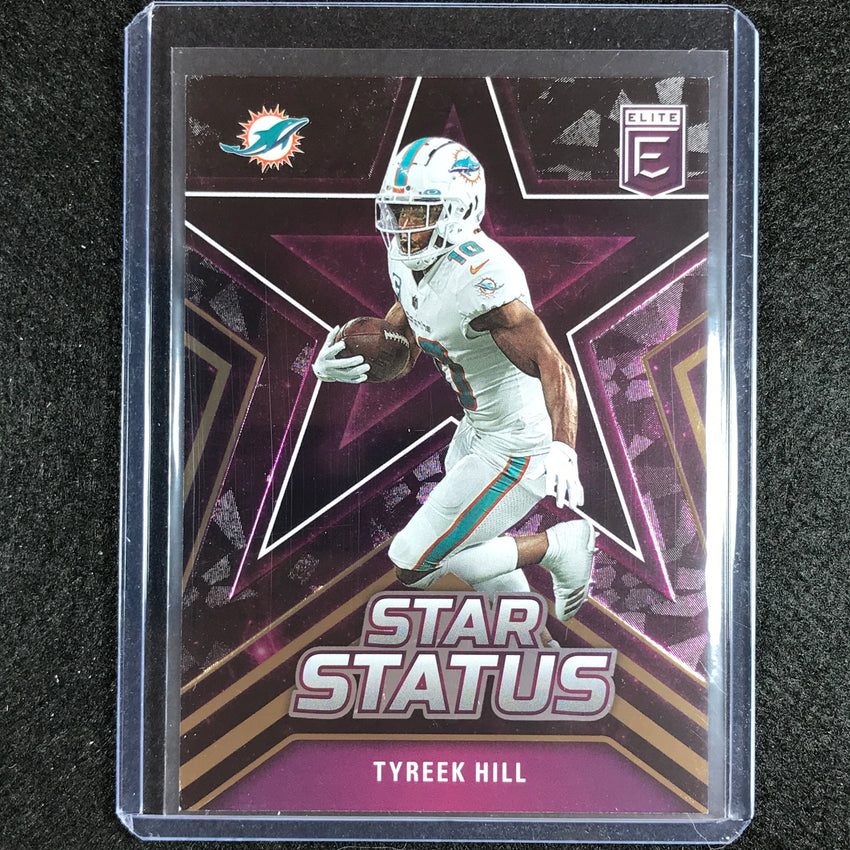 2023 Donruss Elite Nfl Tyreek Hill Star Status Gold 2/5