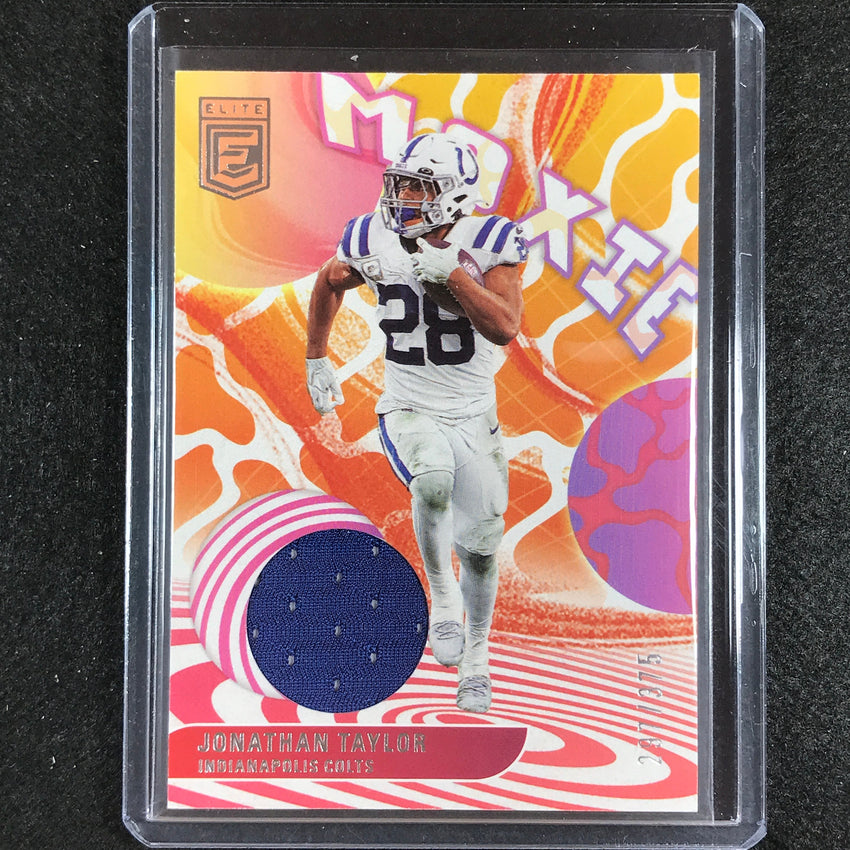 2023 Donruss Elite Nfl Jonathan Taylor Moxie Patch Silver 297/375