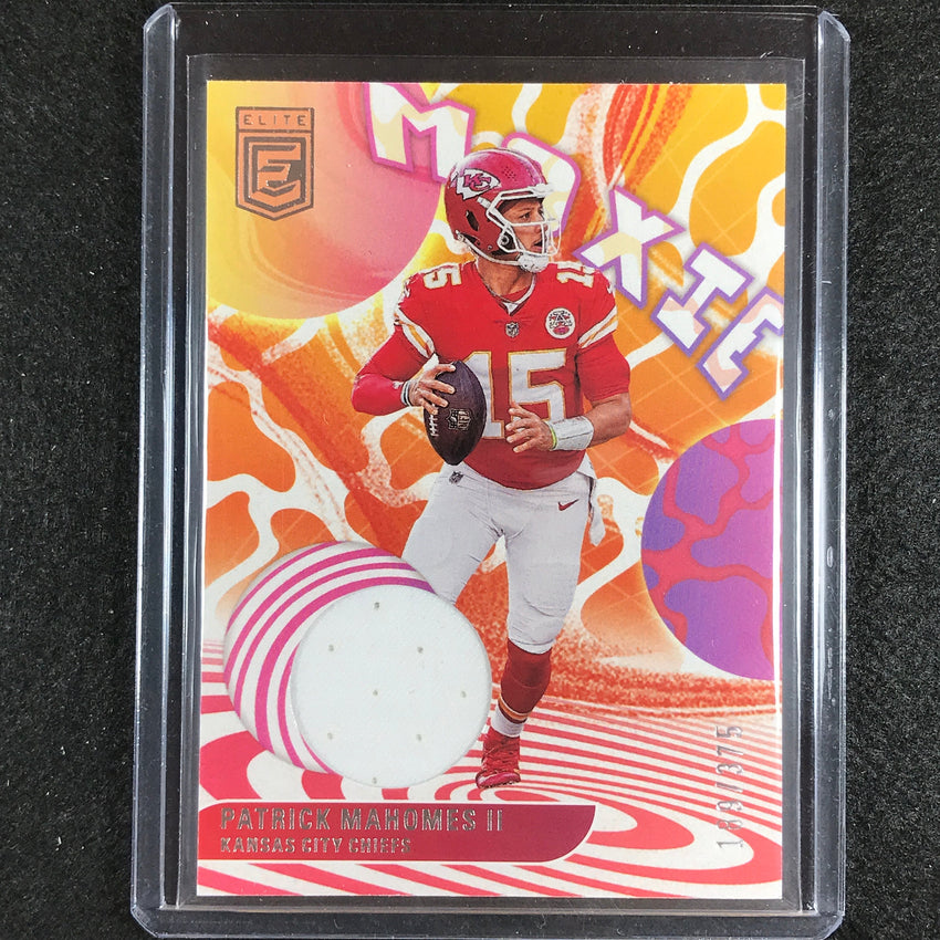 2023 Donruss Elite Nfl Patrick Mahomes Ii Moxie Patch Silver 189/375