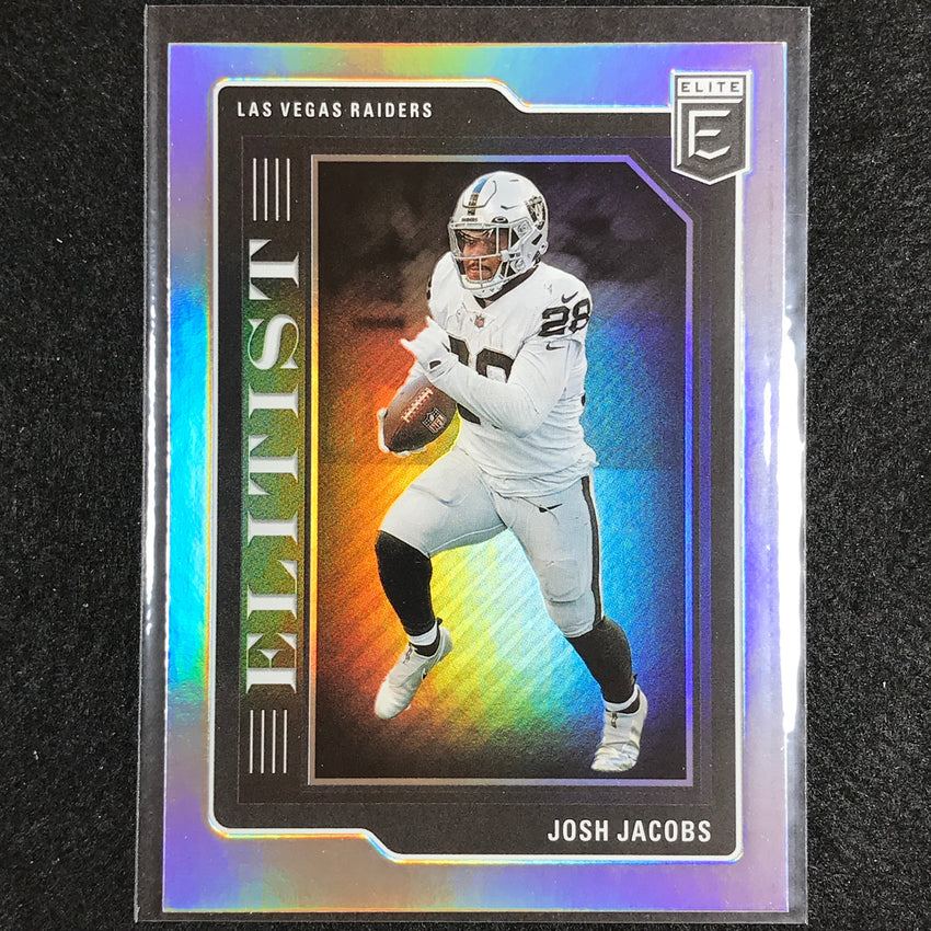 2023 Donruss Elite Nfl Josh Jacobs Elitist Silver No 7