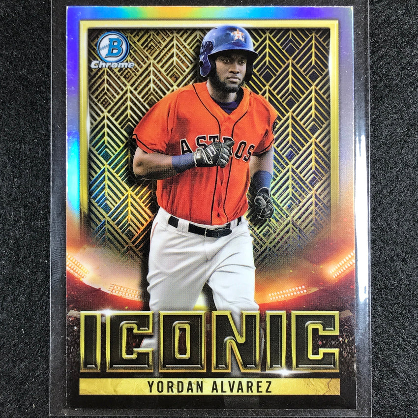 2023 Bowman Chrome MLB YORDAN ALVAREZ Bowman Iconic Refractor #4