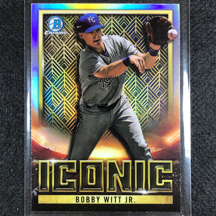 2023 Bowman Chrome MLB BOBBY WITT JR. Bowman Iconic Refractor #6