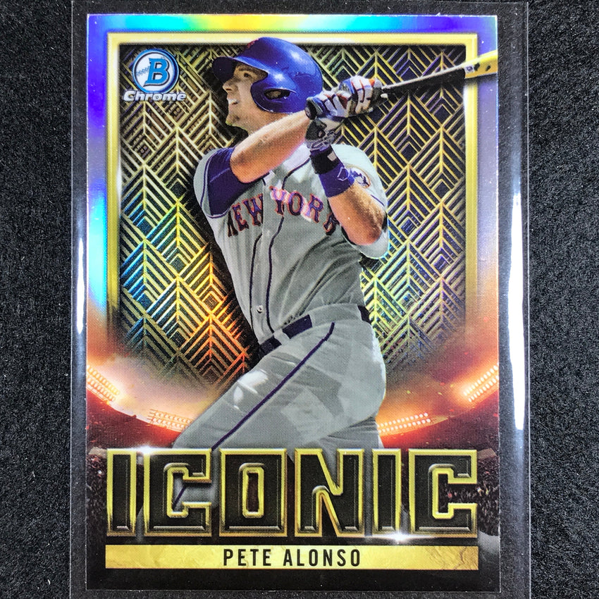 2023 Bowman Chrome MLB PETE ALONSO Bowman Iconic Refractor #7