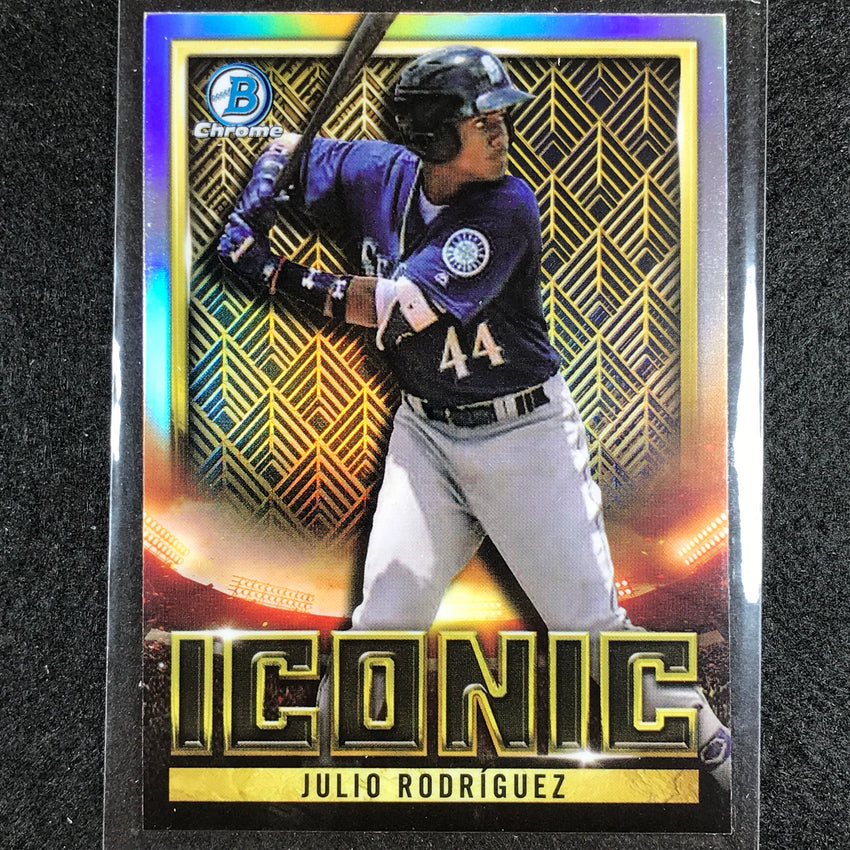 2023 Bowman Chrome MLB JULIO RODRIGUEZ Bowman Iconic Refractor #9